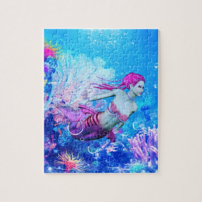 Mermaid Jigsaw Puzzle (Vertical)
