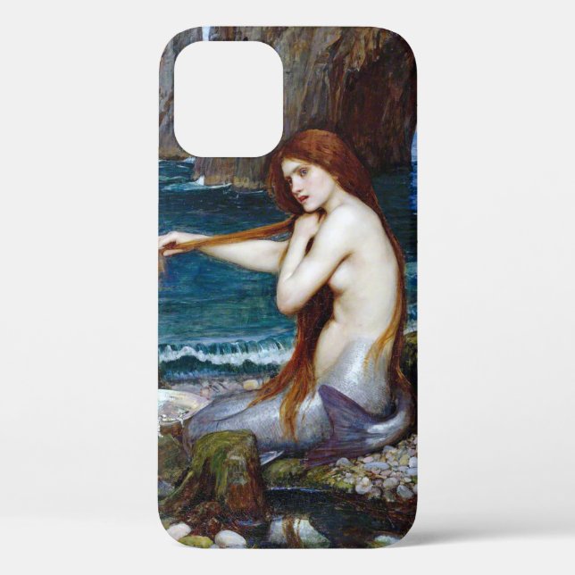 Mermaid, John William Waterhouse Case-Mate iPhone Case (Back)