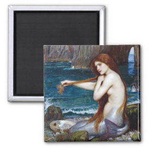 Mermaid, John William Waterhouse Magnet