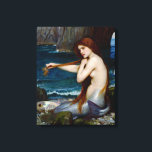 Mermaid John William Waterhouse Painting Canvas Print<br><div class="desc">This canvas art features a classic oil painting by John William Waterhouse - A Mermaid (1900).</div>