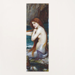 Mermaid, John William Waterhouse Yoga Mat