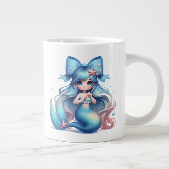 Mermaid- Jumbo Mug (Right)