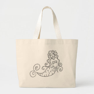 Mermaid Jumbo Tote Bag