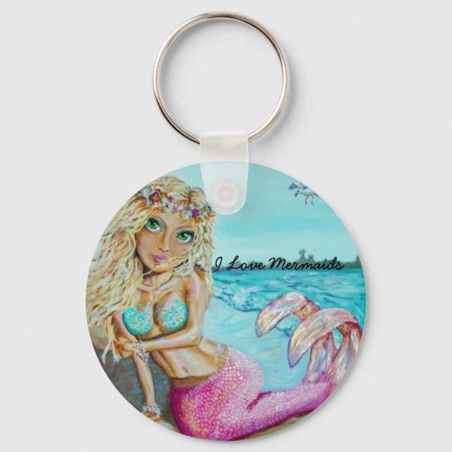 Mermaid Keychain (Front)