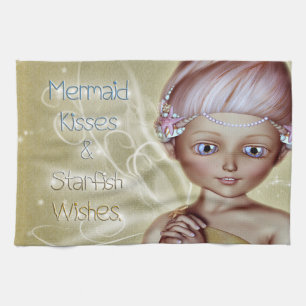 Mermaid Kisses Kitchen Towel