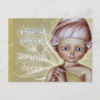 Mermaid Kisses Postcard