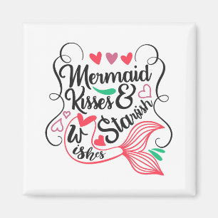Mermaid Kisses Starfish Wishes Magnet