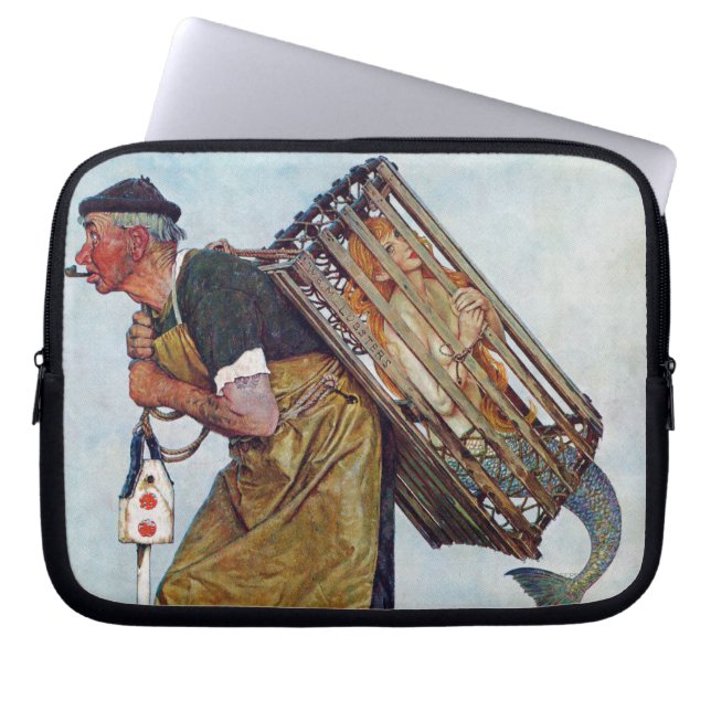 Mermaid Laptop Sleeve (Front)