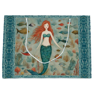 Mermaid large gift bag