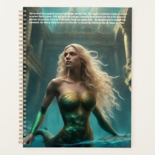 Mermaid Legend Calendar Planner