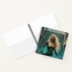 Mermaid Legend Hardcover Notebook