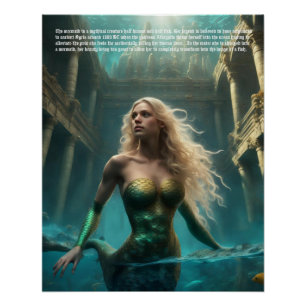 Mermaid Legend Poster