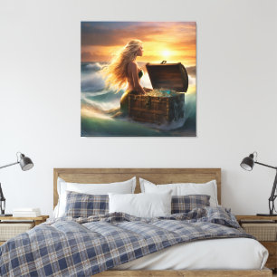 Mermaid Life Canvas Print