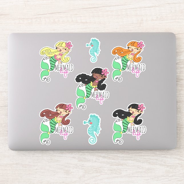 Mermaid Life Stickers (Computer)