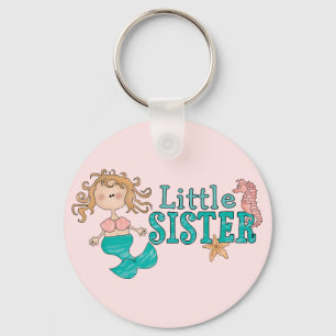 Mermaid Little Sister Keychain