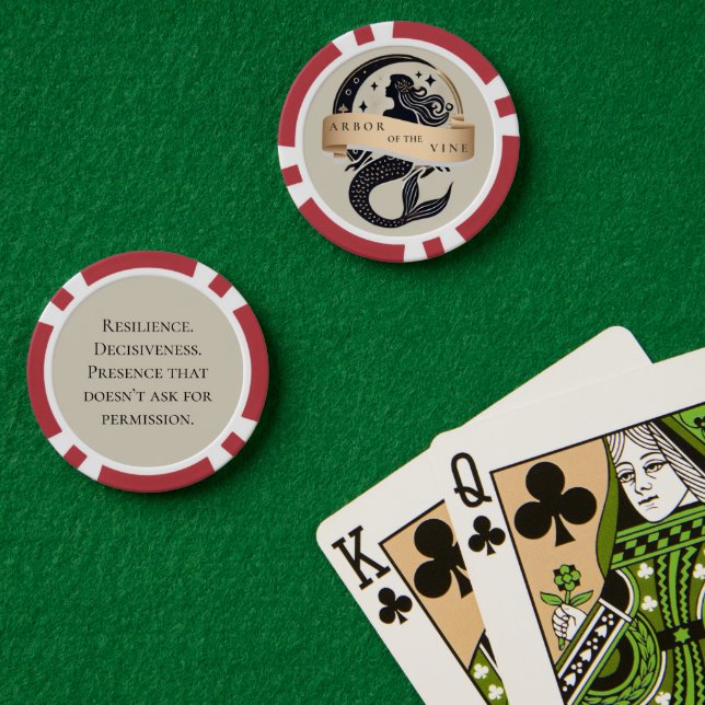 Mermaid Logo Poker Chip (Poker Table (Double))