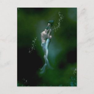 Mermaid Love Postcard