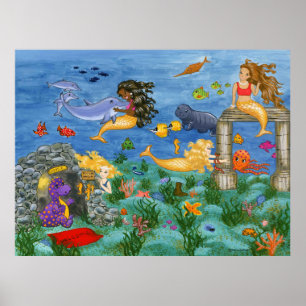 Mermaid Magic Poster