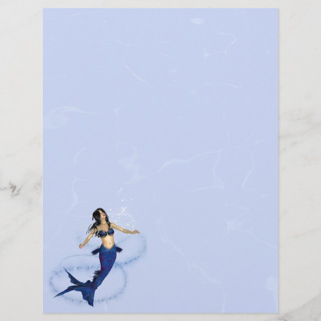 Mermaid Magic Stationery Letterhead (Front)
