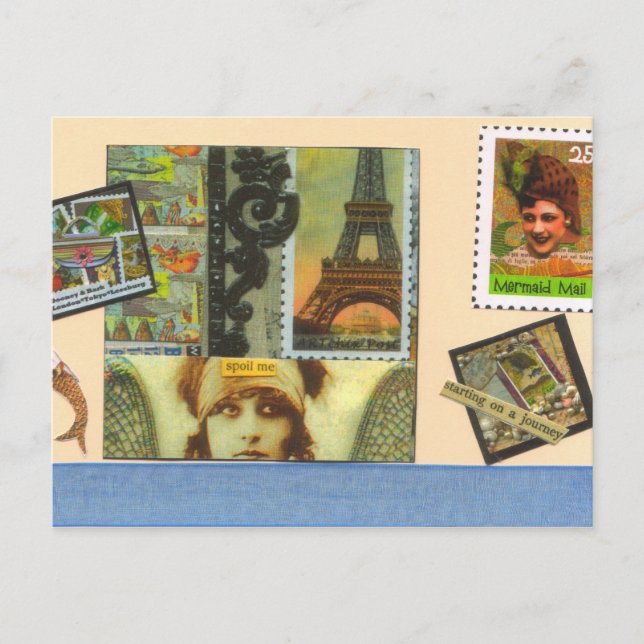 Mermaid Mail Postcard (Front)