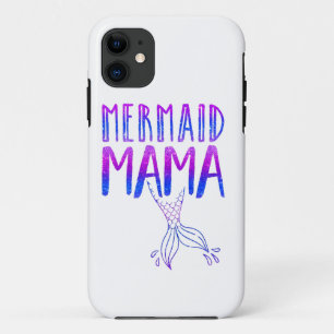 Mermaid Mama Birthday Party design Gift for Moms iPhone 11 Case