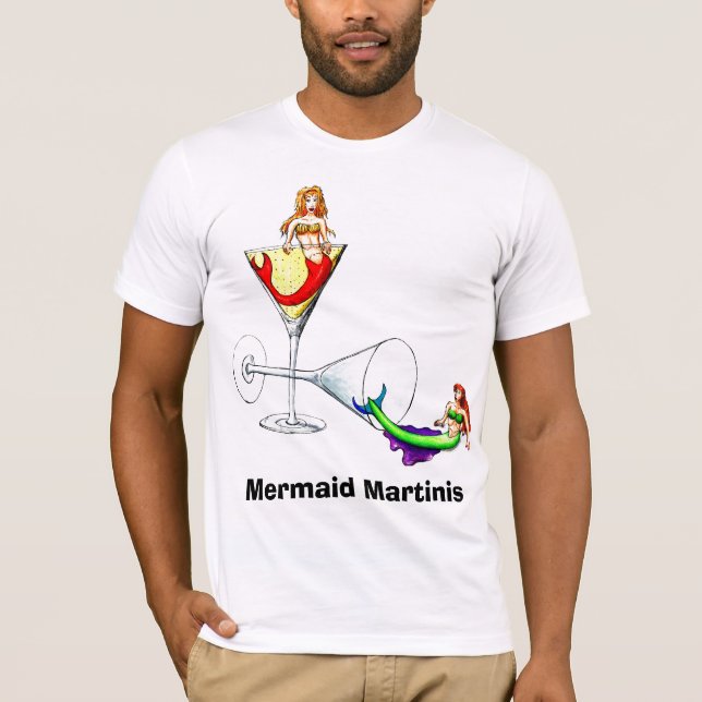 Mermaid Martinis T-Shirt (Front)
