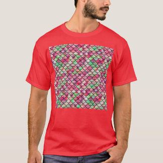 Mermaid mermaid Pattern Christmas Leggings 10 T-Shirt