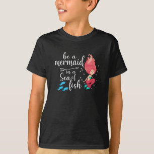 Mermaid Mermaids Girl Sea Funny Birthday Gift Idea T-Shirt