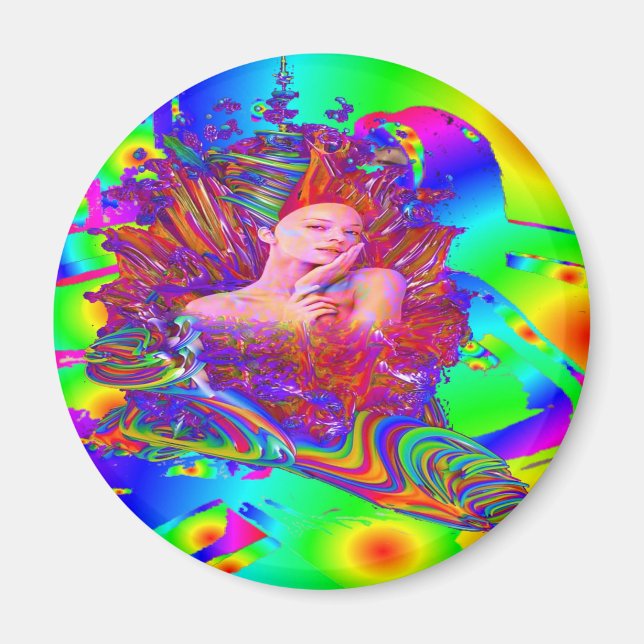 Mermaid metamorphosis magnet (Front)