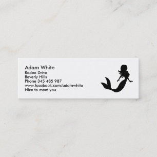 Mermaid Mini Business Card