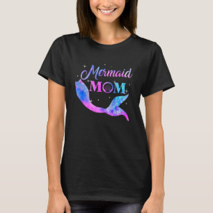 Mermaid Mom Funny Tail Mothers Day Family Matching T-Shirt