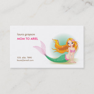 Mermaid Mommy Calling Card