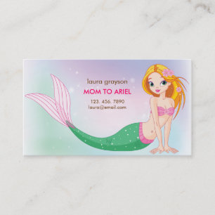 Mermaid Mommy Calling Card
