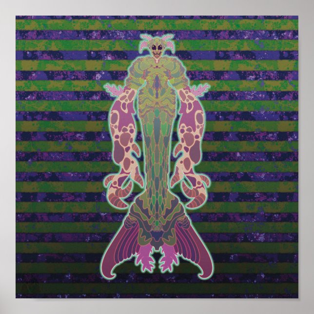 Mermaid Monster Poster (Front)