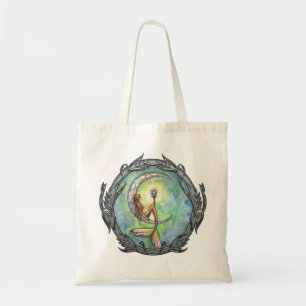 Mermaid Moon Fantasy Art Tote