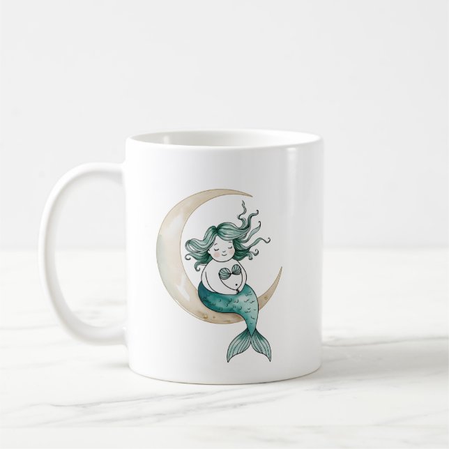 Mermaid Moon Mug (Left)