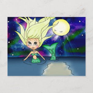 Mermaid Moon - PostCard