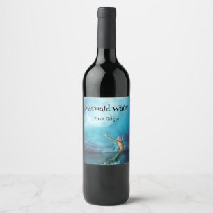 Mermaid Moon Wine Label