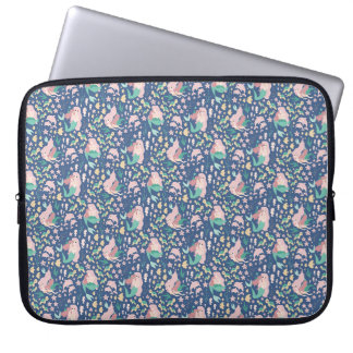 Mermaid Mother Daughter Bonding Ocean Dark Version Laptop Sleeve