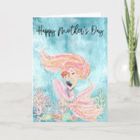 Mermaid Mother's Day with Baby Child