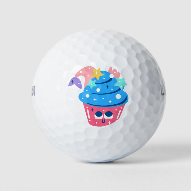 Mermaid muffin golf balls (Front)