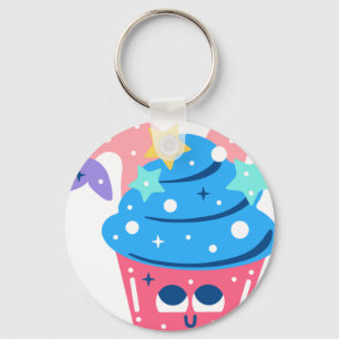 Mermaid muffin keychain