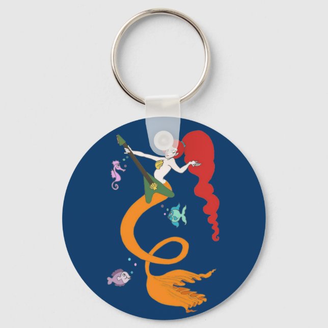 Mermaid Music Keychain (Front)