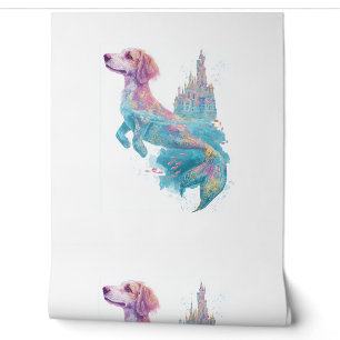 Mermaid Mutt – Underwater Fantasy Dog Wallpaper