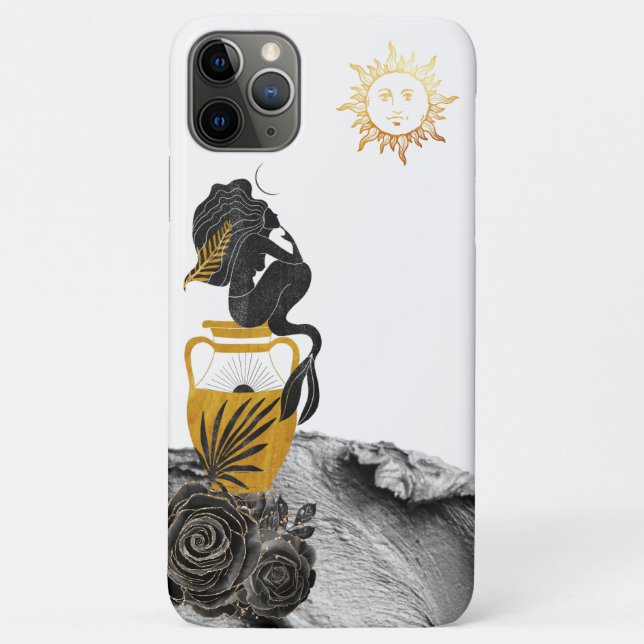 *~* Mermaid Mystic Sun Gold Luna Case-Mate iPhone Case (Back)