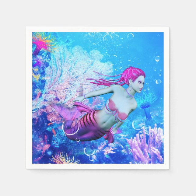 Mermaid Napkin (Front)