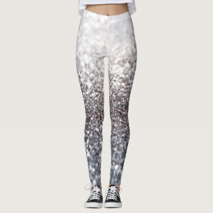 Mermaid Ocean Glitter Glam #3 (Faux Glitter) #art Leggings