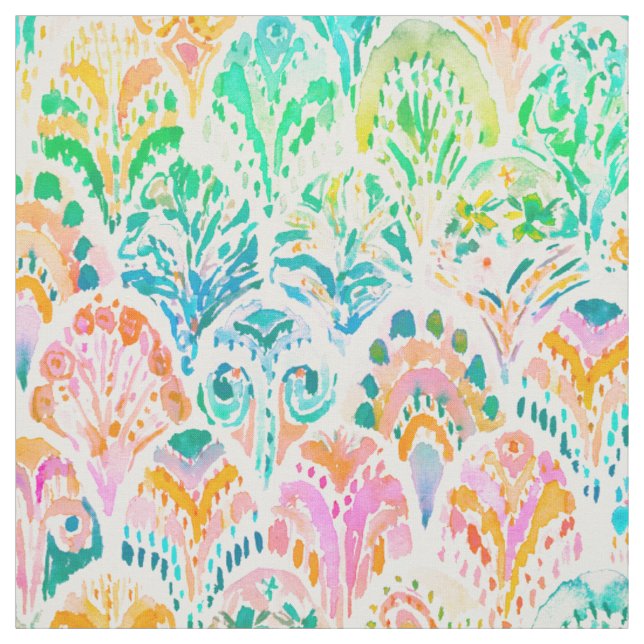 MERMAID OF BOLINAS Rainbow Fish Scale Fabric (Swatch)