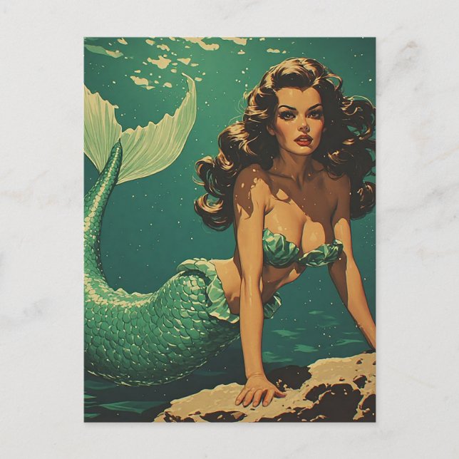 Mermaid of the Deep Postcard (Front)