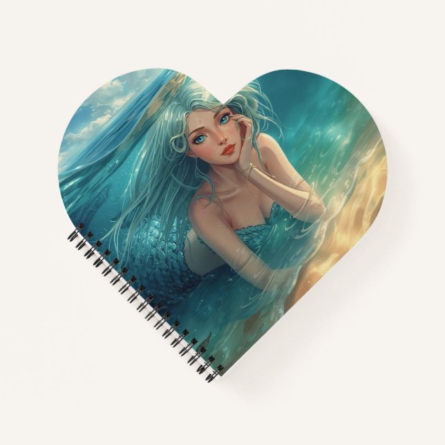 Mermaid of the Island Horizon Notebook (Front)